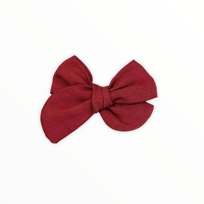 Bow-tiful hand-tied linen bow