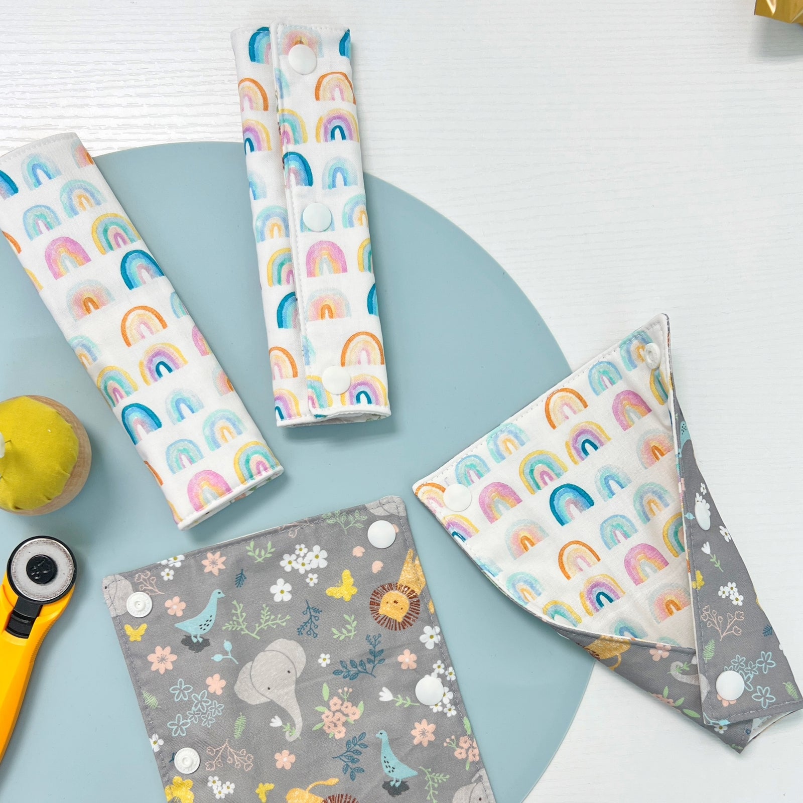 Reversible Strap Drool Pad