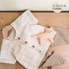 Lightweight Soft Cotton Twill 30s Fabric - Big Checkered