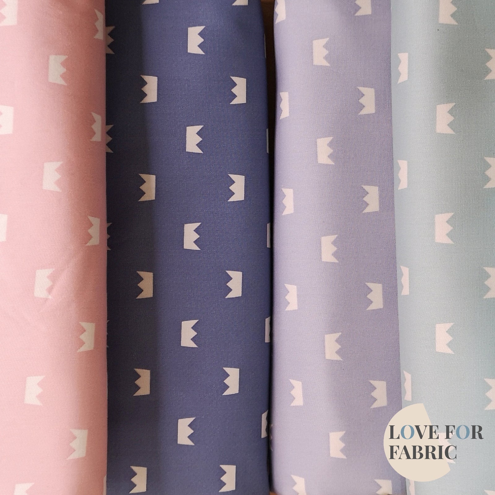 Lightweight Soft Cotton Twill 40s Fabric - Crown