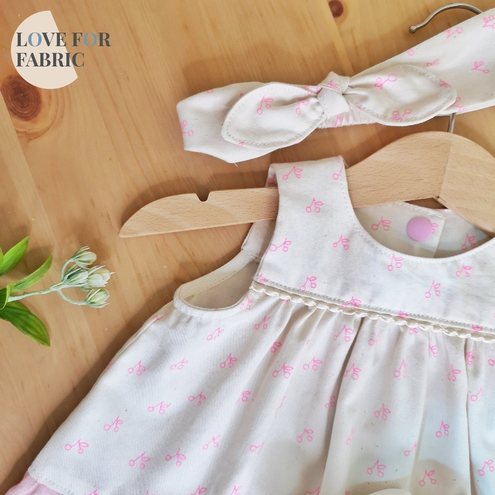 Lightweight Soft Cotton Twill 30s Fabric - Cherry